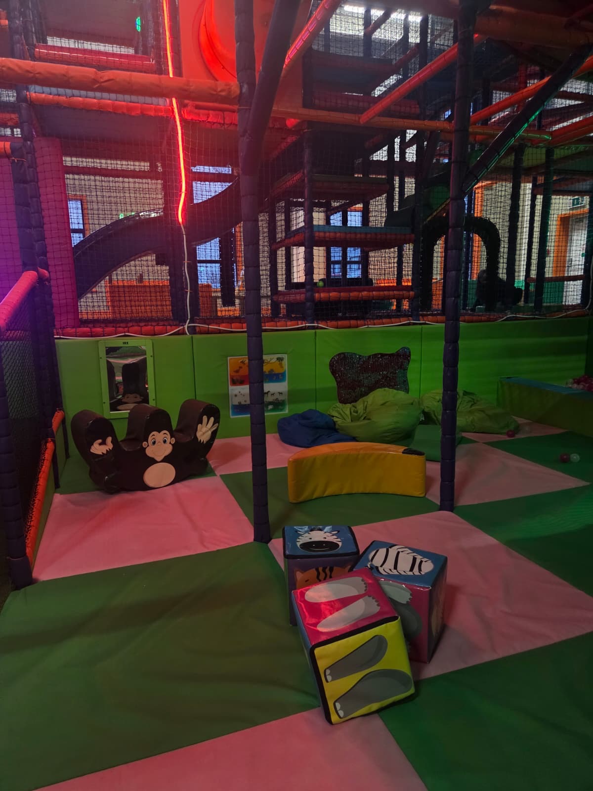 Multi-level play frame