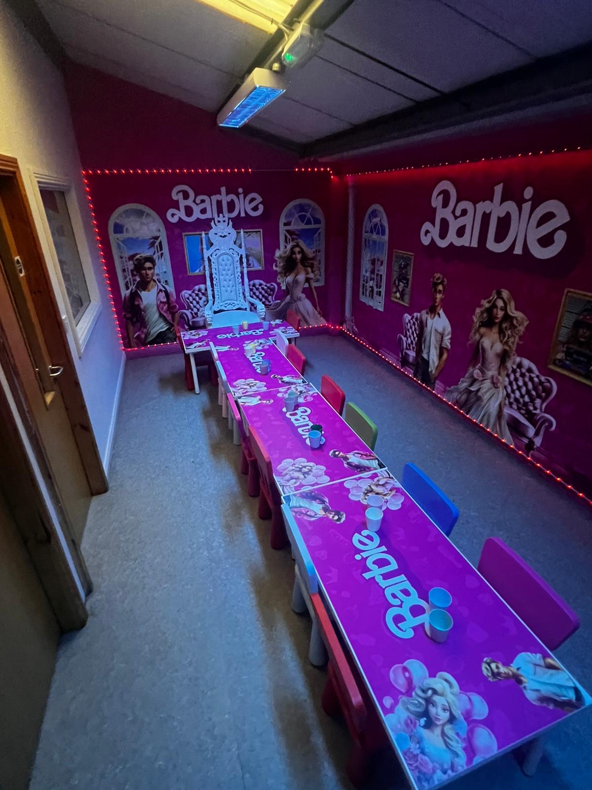 Barbie party room